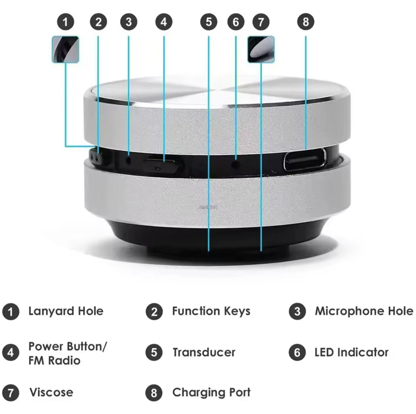 Portable conduction speaker